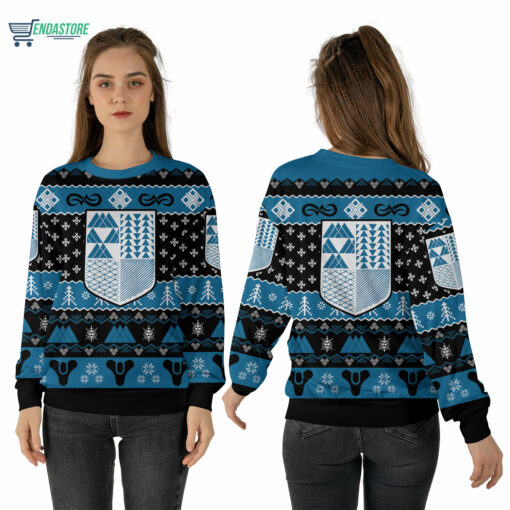 Mockup Sweatshirt 3D 7 Destiny Fairisle Christmas sweater