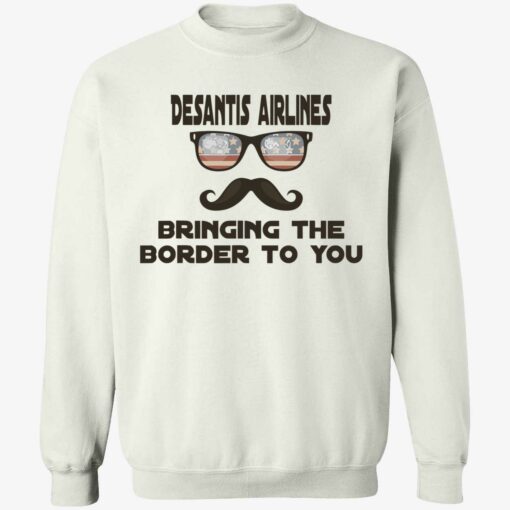 endas Desantis airlines bringing the border to you retro sunglasses Americanflag 3 1 Desantis airlines bringing the border to you retro sunglasses shirt