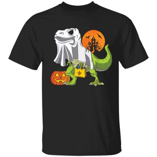 endas Ghost dinosaur and pumpkin halloween shirt 1 1 Ghost dinosaur and pumpkin halloween shirt