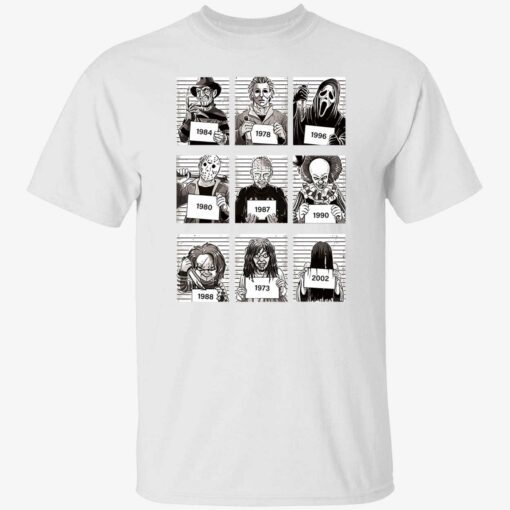 up het Horror Movie Mugshot Shirt 1 1 Horror movie mugshot shirt