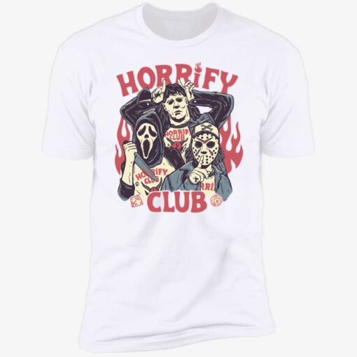 up het horror character horrify club 5 1 Horror character horrify club shirt