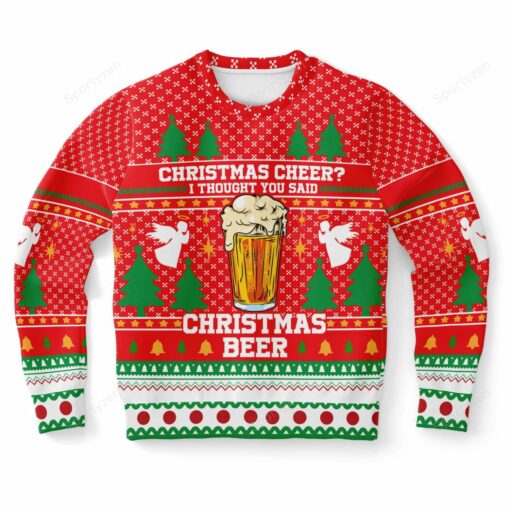1635997318094 Christmas cheer i thought you said Christmas beer Christmas sweater