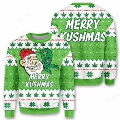 1637117516422 Merry Kushmas Christmas sweater