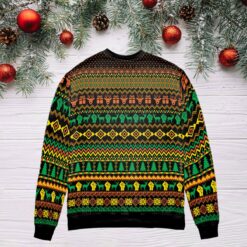1637223675696 Black Santa matters Christmas sweater