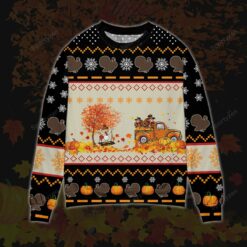 1637566365958 Turkey chicken truck thanksgiving Christmas sweater