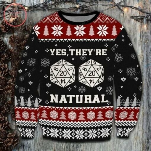 1637944464595 Yes they're natural Christmas sweater