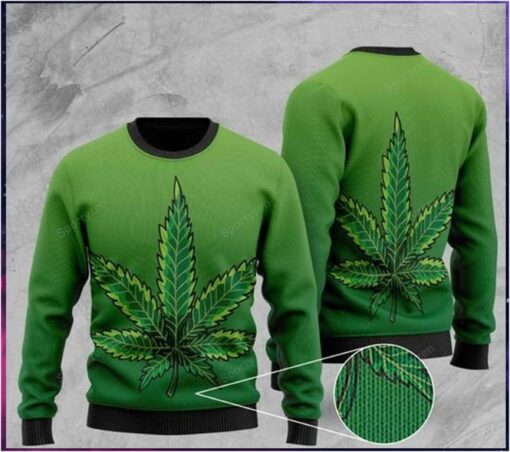 1638185722a9883a2347 Weed Christmas sweater