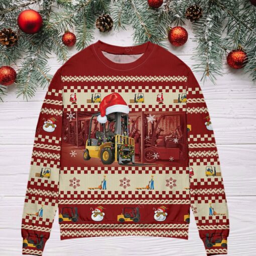 1638262848761 All for forklift Christmas sweater