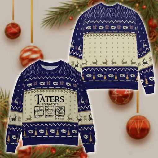1639644125256 Taters Potatoes Christmas sweater