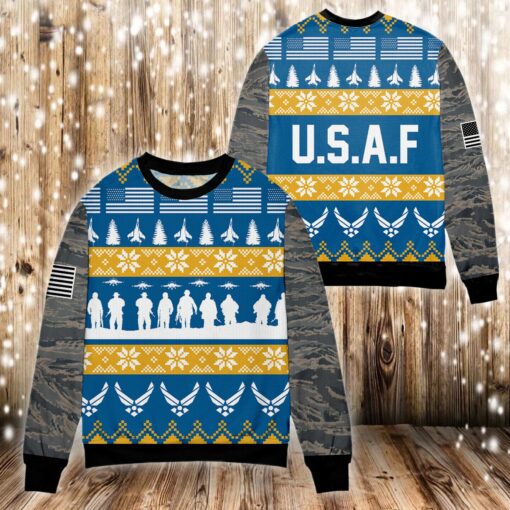 1639750749851 US AF air force Christmas sweater