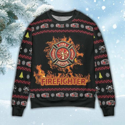 1639985932729 Firefighter Christmas sweater