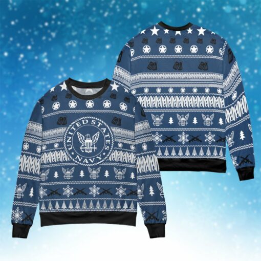 1640072893641 US navy blue Christmas sweater