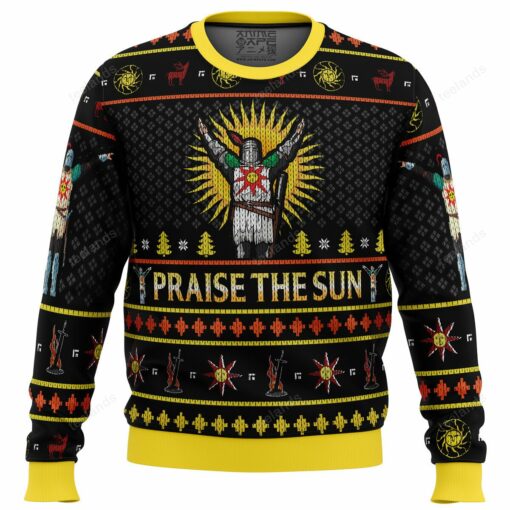 16596913219d479ed8e3 Dark Souls Praise the Sun Christmas sweater