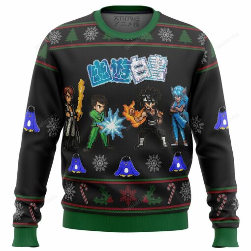 165969133355188dcb0e Yu yu hakusho ghost fighter characters Christmas sweater