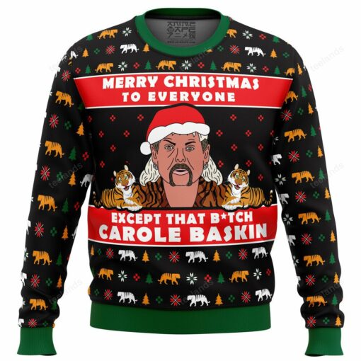 1659691350075dcb8756 Joe Exotic merry Christmas to everyone Christmas sweater