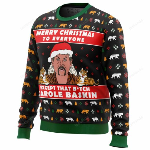 1659691352c4adbd02d5 Joe Exotic merry Christmas to everyone Christmas sweater