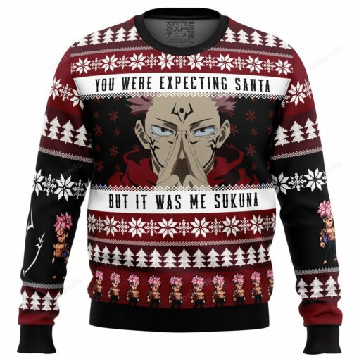1659692550210d2f0b47 You we’re expecting Santa but it was me Sukuna Christmas sweater