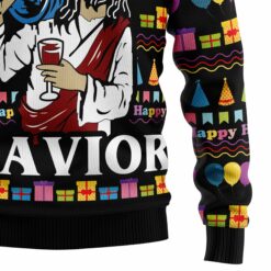 166409377507bf364623 Jesus’s party savior Christmas sweater