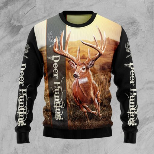 1664094073e1a153d021 Deer hunting Christmas sweater