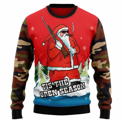 1664094075a41dcf783e Hunting Santa Christmas sweater