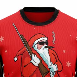 16640940786b42730f33 Hunting Santa Christmas sweater