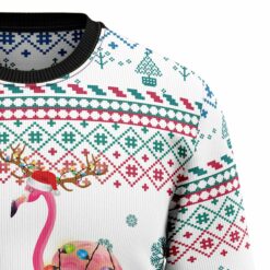 16640940809e94af436e Flamingo Christmas Reunion D1011 Ugly Christmas Sweater