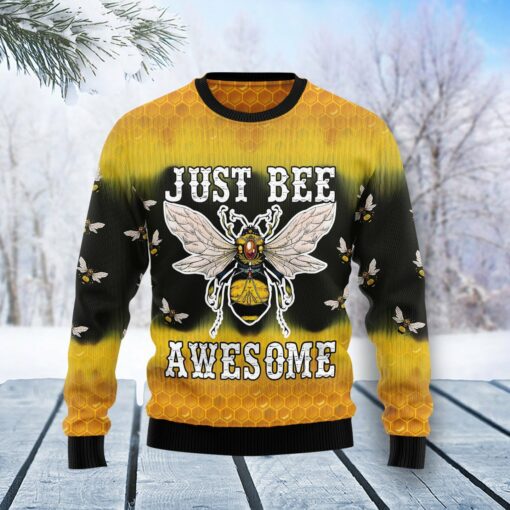 1664094089f42a001cd4 Just bee awesome Christmas Sweater