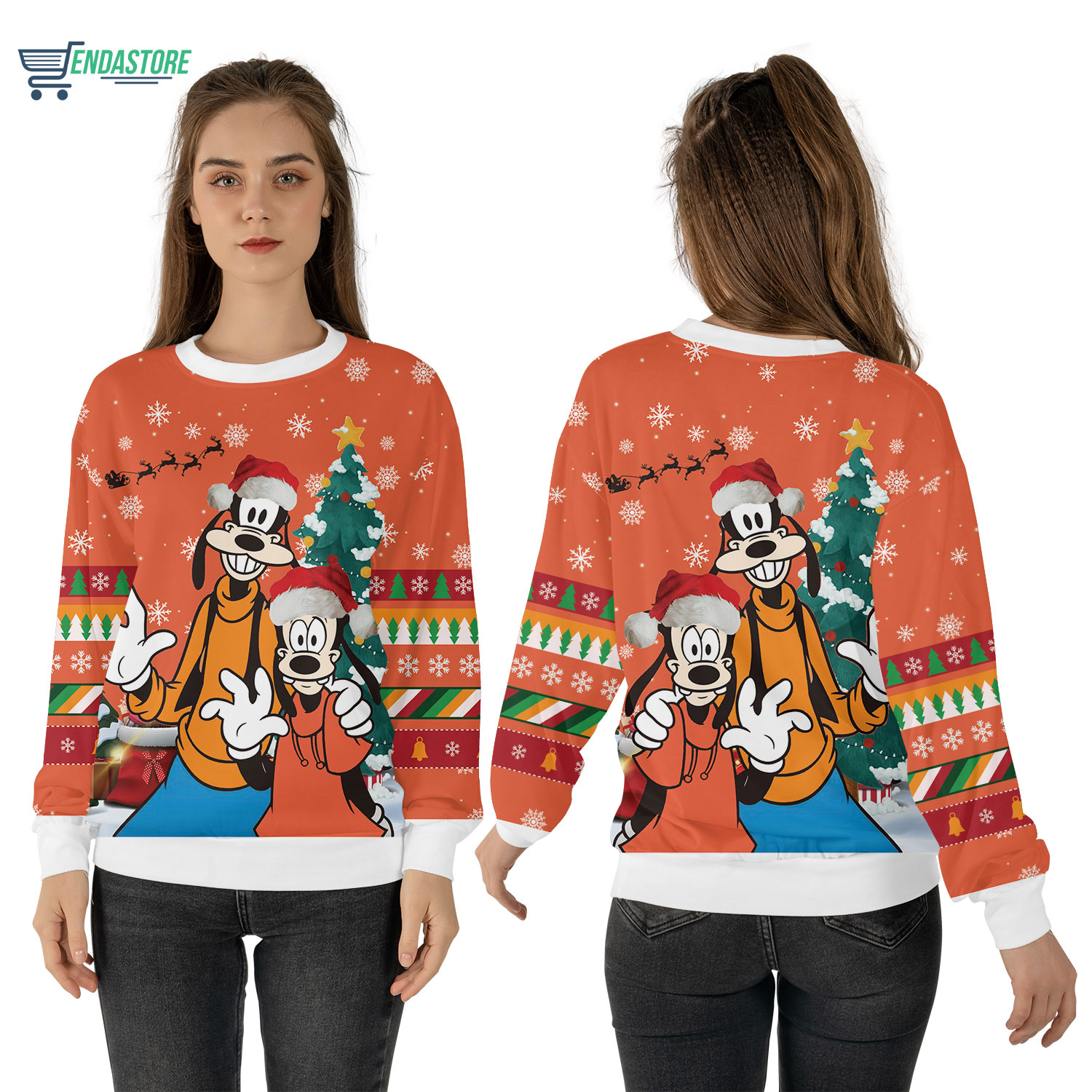 Max and Goofy Christmas sweater - Endastore.com