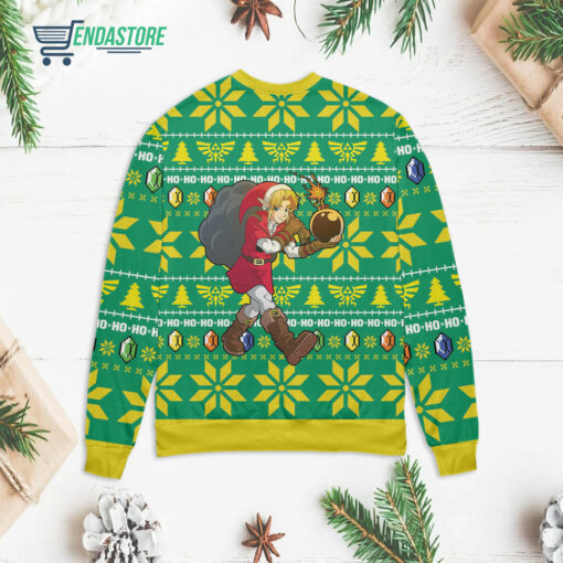 Back 72 15 Zelda Santa Link Christmas sweater