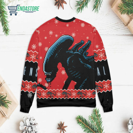 Back 72 3 1 Alien Xenomorph Christmas sweater