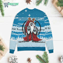 Back 72 9 Demon Krampus Christmas sweater