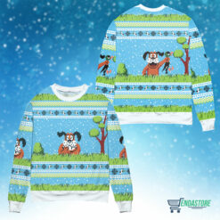 Front Back 2 Duck Hunt Christmas sweater