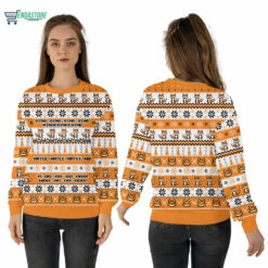 Mockup Sweatshirt 3D 1 18 What does the fox say Christmas Sweater