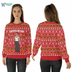 Mockup Sweatshirt 3D 1 9 Yippee ki yay Christmas sweater