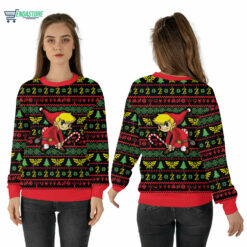 Mockup Sweatshirt 3D 2 5 Zelda holiday Christmas sweater