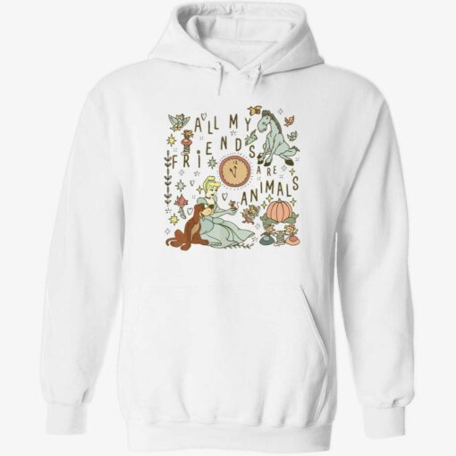 all my friends are animals 2 1 All my friends are animals hoodie