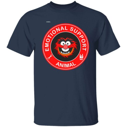 emotional support animal 1 navy Muppets emotional support animal shirt