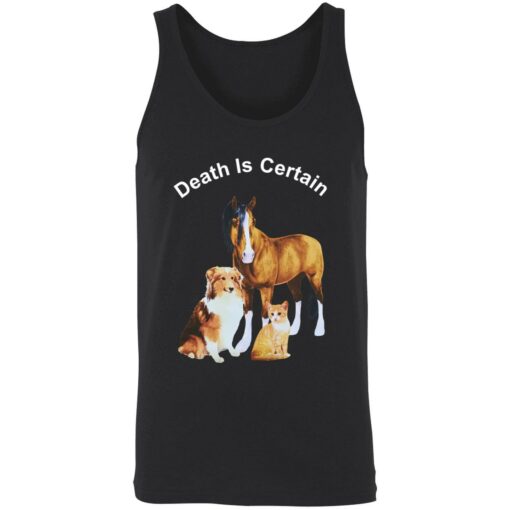 endas death is certain shirt 8 1 Dog cat horse death is certain hoodie