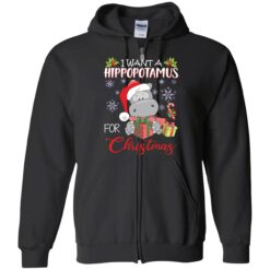 endas i want a hippopotamus for christmas 10 1 I want a hippopotamus for Christmas sweatshirt