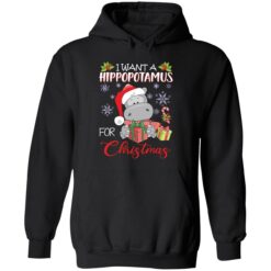 endas i want a hippopotamus for christmas 2 1 I want a hippopotamus for Christmas sweatshirt