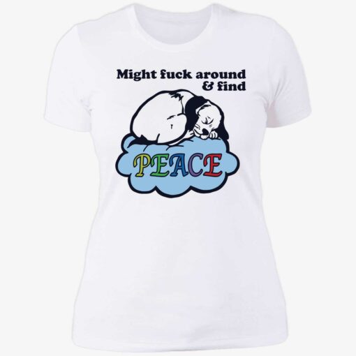 endas might fuck around and find peace 6 1 Dog might f*ck around and find peace hoodie
