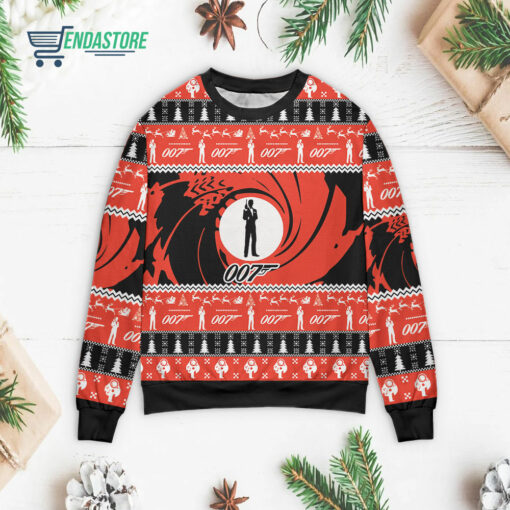 g 1 1 007 Detective Christmas sweater