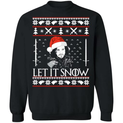 redirect10042021001056 6 Jon Snow let it snow Christmas sweater