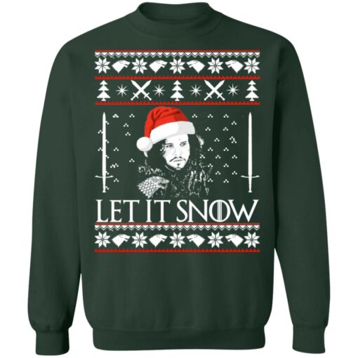 redirect10042021001056 8 Jon Snow let it snow Christmas sweater