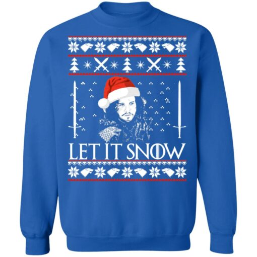 redirect10042021001056 9 Jon Snow let it snow Christmas sweater