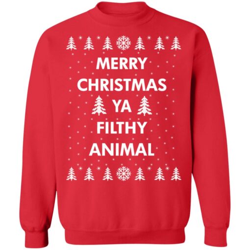 redirect10072021041031 7 1 Merry Christmas ya filthy animal Christmas sweatshirt