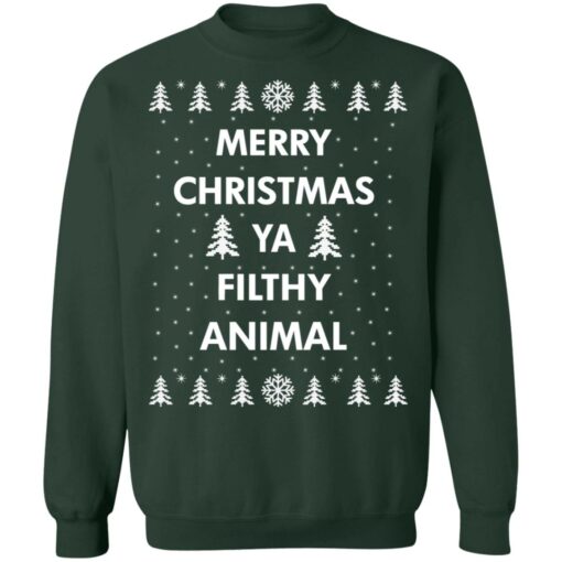 redirect10072021041031 8 Merry Christmas ya filthy animal Christmas sweatshirt