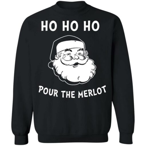 redirect10192021231049 5 Santa Claus ho ho ho pour the merlot Christmas sweater