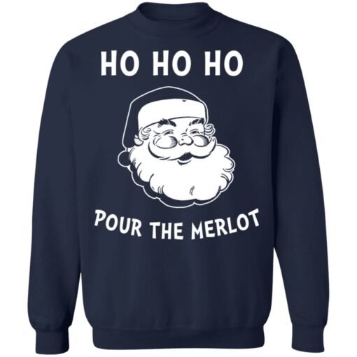 redirect10192021231049 6 Santa Claus ho ho ho pour the merlot Christmas sweater