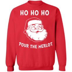 redirect10192021231049 7 Santa Claus ho ho ho pour the merlot Christmas sweater